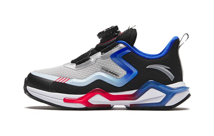 Buy (PS) Anta Sepatu Lari 'Perak Hitam Biru' 312349905-2