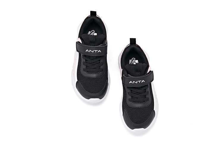 Lookbook (PS) 安踏跑步鞋 '白色黑色粉色' A322139553A-7