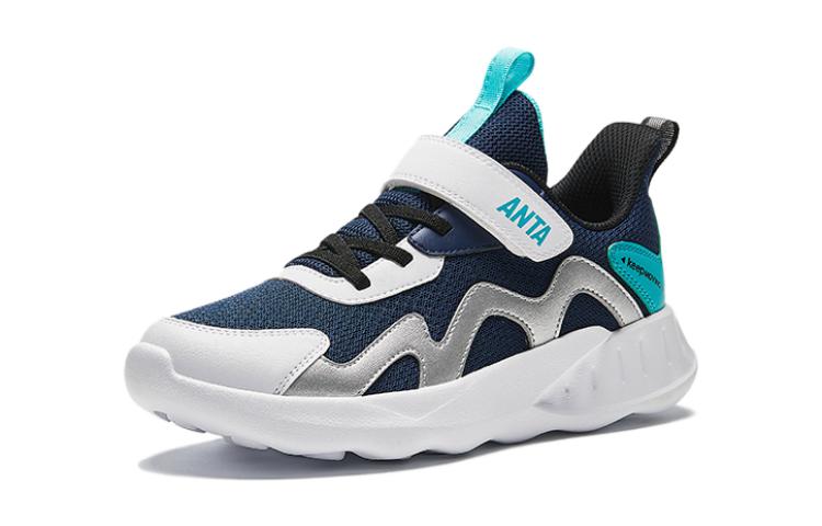 (PS) Anta Running Shoes Low 'Black White Blue' 圖 2