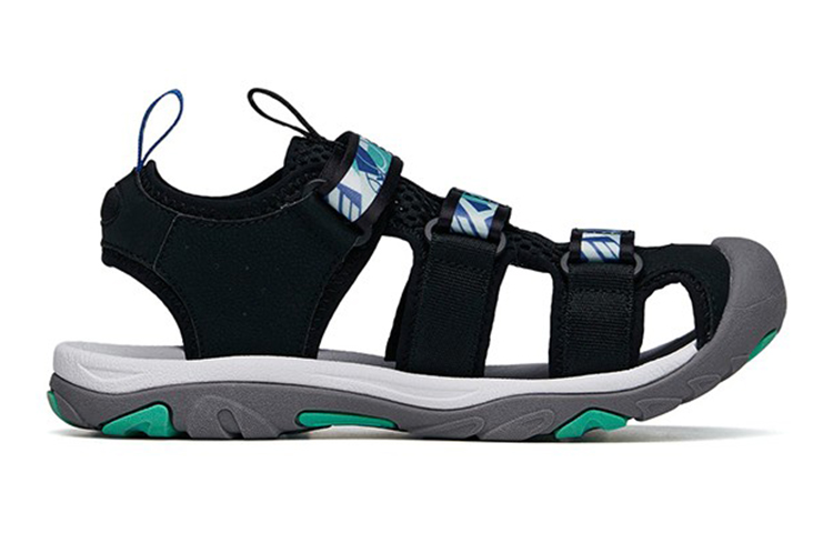 Order (PS) Sandal Anta 'Hitam Hijau' 312226930-2