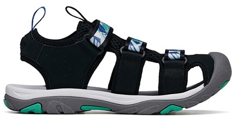 大童 Anta安踏 舒適透氣沙灘涼鞋 黑綠 Order 大童 Anta安踏 舒適透氣沙灘涼鞋 黑綠