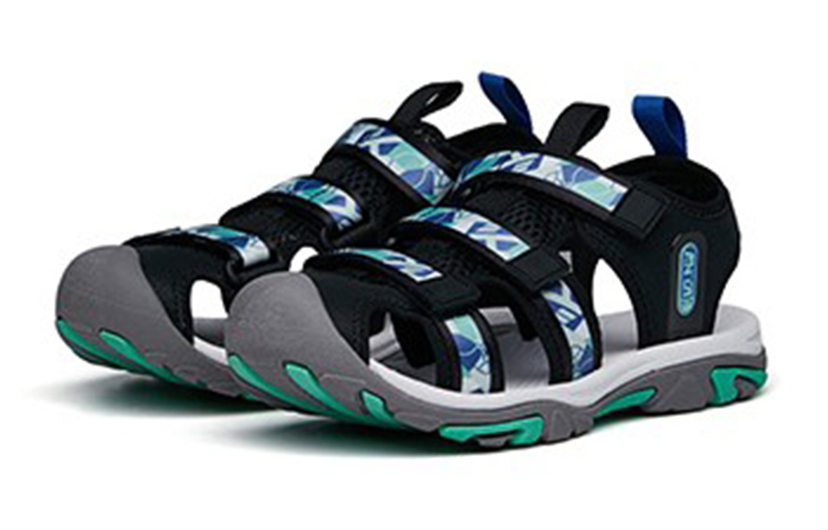 Lookbook (PS) Sandal Anta 'Hitam Hijau' 312226930-2