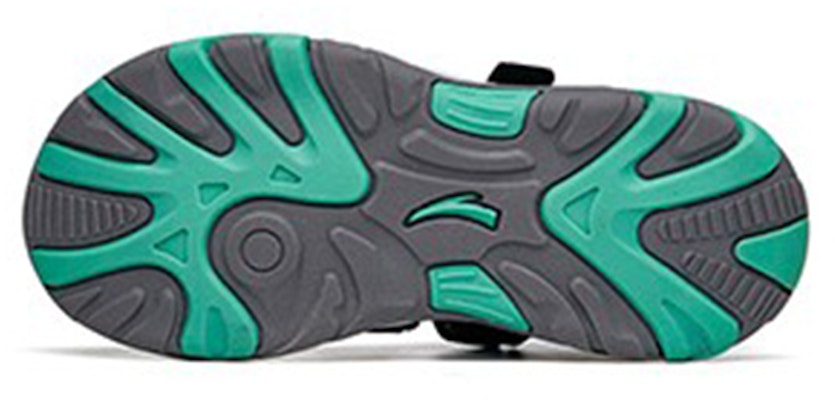 大童 Anta安踏 舒適透氣沙灘涼鞋 黑綠 Details for 大童 Anta安踏 舒適透氣沙灘涼鞋 黑綠