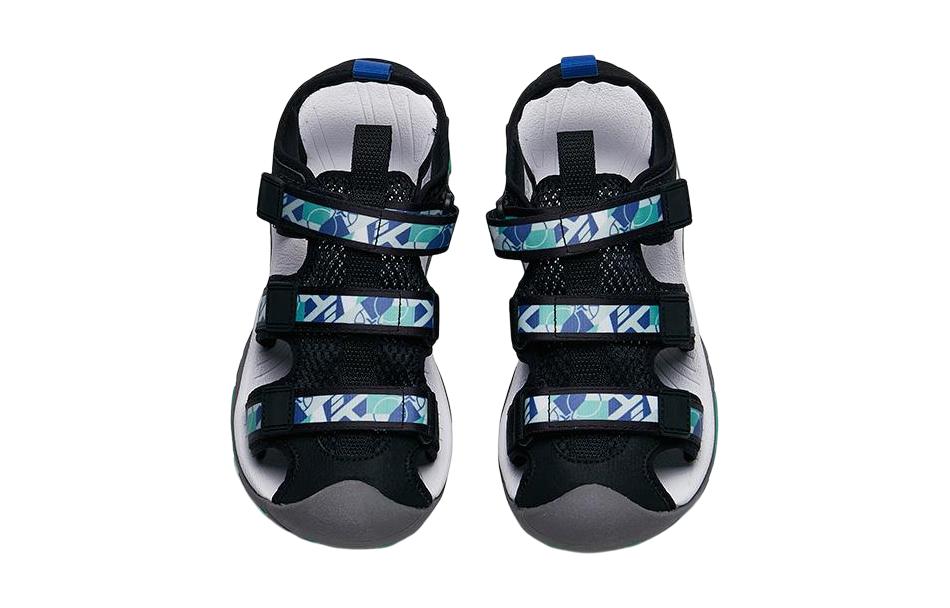 Lookbook (Preschool) Anta Sandal 'Black Green' 312226930A-2