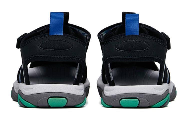 Shop (Preschool) Anta Sandal 'Black Green' 312226930A-2