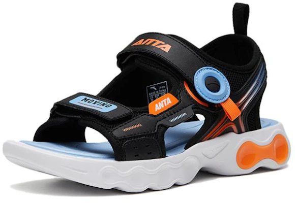 (Preschool) Anta Sandal 'Black Orange' 312336987-1 Order (Preschool) Anta Sandal 'Black Orange' 312336987-1