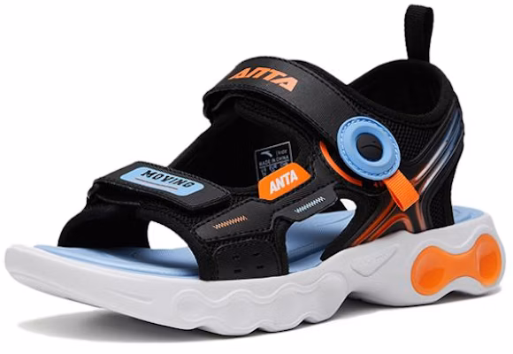 (Preschool) Anta Sandal 'Black Orange' 312336987-1 Order (Preschool) Anta Sandal 'Black Orange' 312336987-1