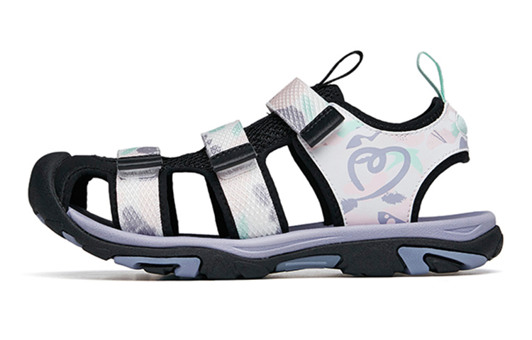 (Preschool) Anta Sandal 'Black Pink Purple' 322226930-3