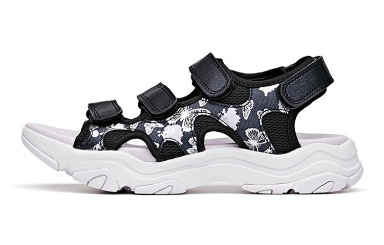 (Preschool) Anta Sandal 'Black Purple' 322126967-3