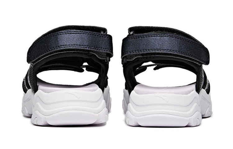 Shop (Preschool) Anta Sandal 'Black Purple' 322126967-3