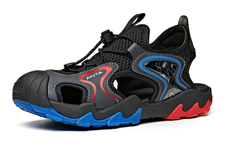 Order (Preschool) Anta Sandal 'Black Red' 312126933-1