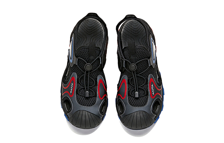Lookbook (Preschool) Anta Sandal 'Black Red' 312126933-1