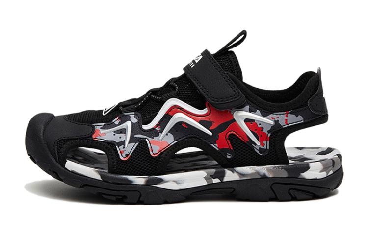 (Preschool) Anta Sandal 'Black Red' 312336935-2