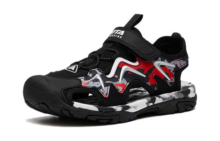 Order (Preschool) Anta Sandal 'Black Red' 312336935-2