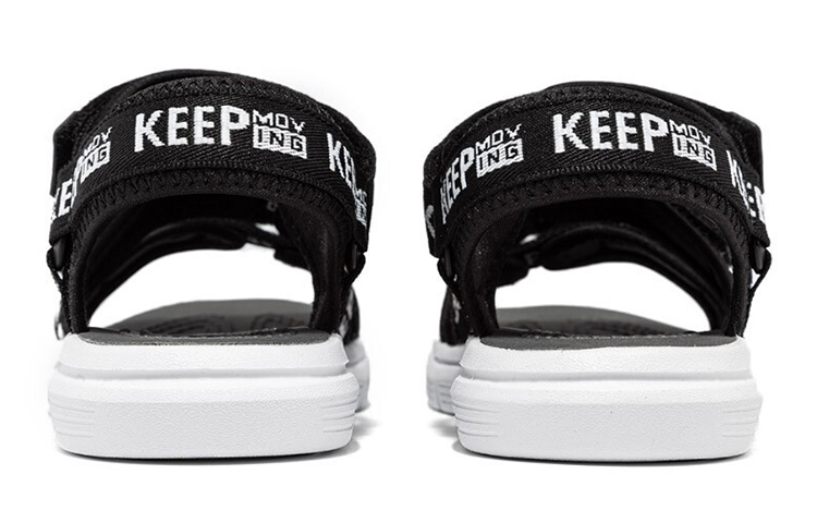 Shop (Preschool) Anta Sandal 'Black White' 312026921-1