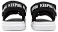 Shop (Preschool) Anta Sandal 'Black White' 312026921-1