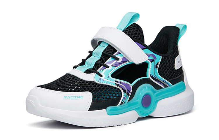 Order (PS) Sandal Anta 'Hitam Putih Hijau' 312226919-3