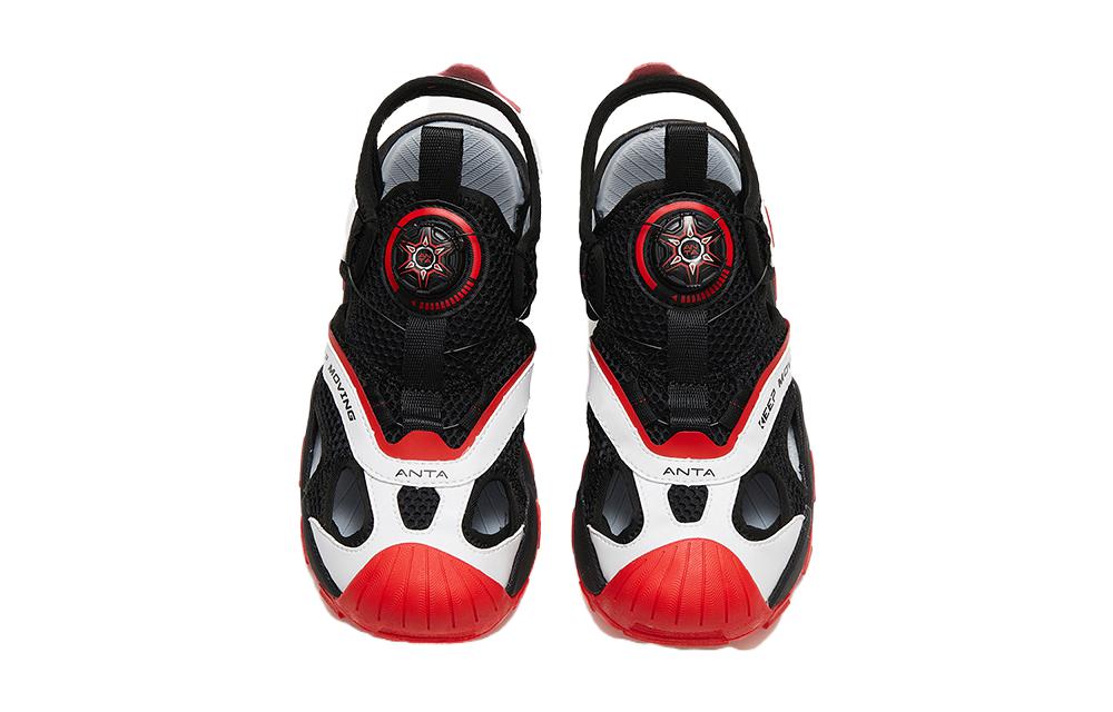Lookbook (Preschool) Anta Sandal 'Black White Red' A312326911-1