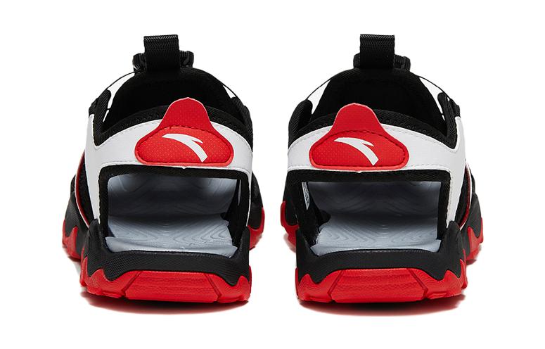 Shop (Preschool) Anta Sandal 'Black White Red' A312326911-1
