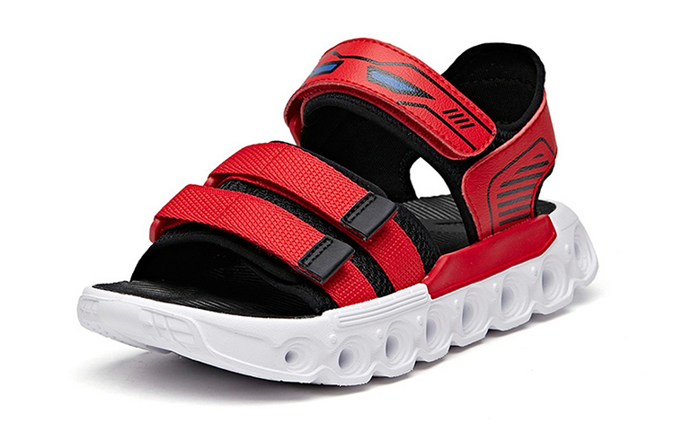 Order (Preschool) Anta Sandal 'Red Black Velcro' 312026933-3
