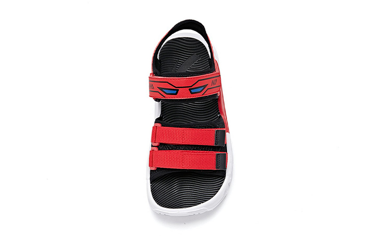 Lookbook (Preschool) Anta Sandal 'Red Black Velcro' 312026933-3