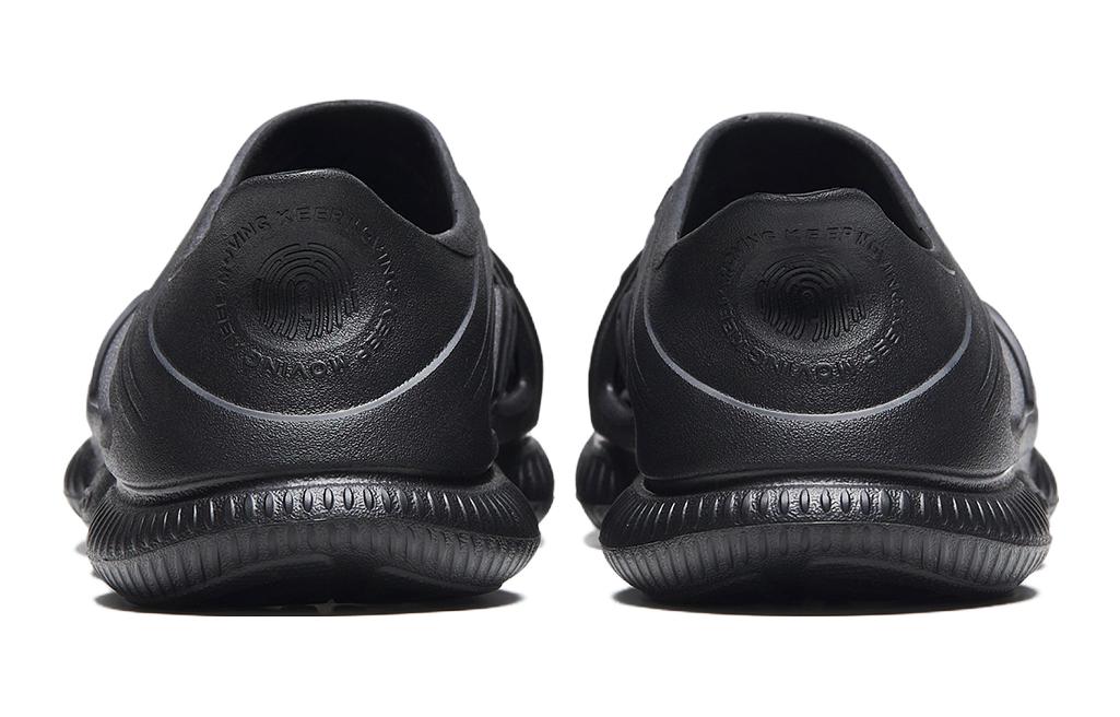 Lookbook 大童 Anta安踏 輕便透氣兒童涼鞋 黑