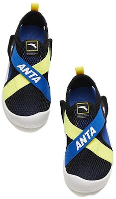 (Preschool) Anta Sandals 'Black Blue Yellow' A312329941-1 Lookbook (Preschool) Anta Sandals 'Black Blue Yellow' A312329941-1