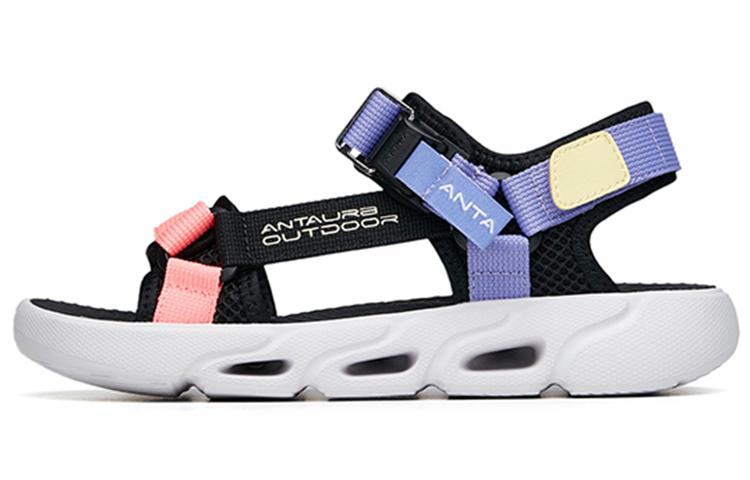 (Preschool) Anta Sandals 'Black Pink Purple' 322236960-3