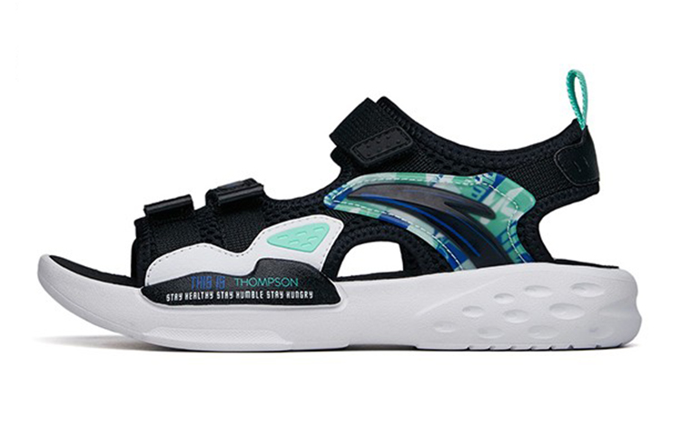 (Preschool) Anta Sandals 'Black White Green' 312226969-2