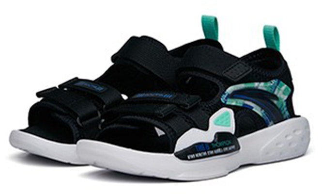 (PS) Sandal Anta 'Hitam Putih Hijau' 312226969-2 Lookbook (PS) Sandal Anta 'Hitam Putih Hijau' 312226969-2