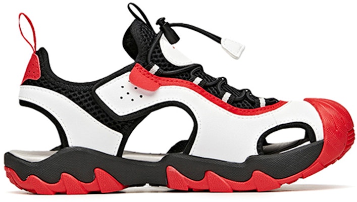 (Preschool) Anta Sandals 'Black White Red' A312126610A-2 Order (Preschool) Anta Sandals 'Black White Red' A312126610A-2