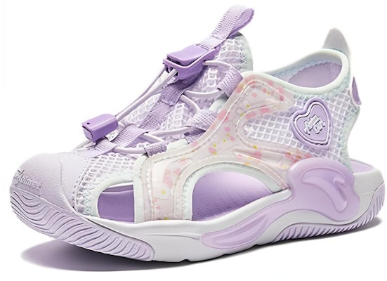 (Preschool) Anta Sandals 'White Purple' A322429902-1 Order (Preschool) Anta Sandals 'White Purple' A322429902-1