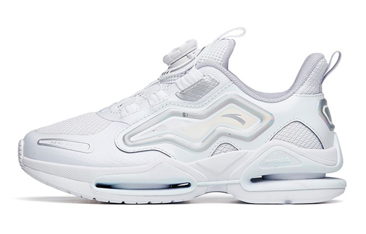 (Preschool) Anta Shock-Absorbing Lightweight Low 'White Grey' 322215571-1