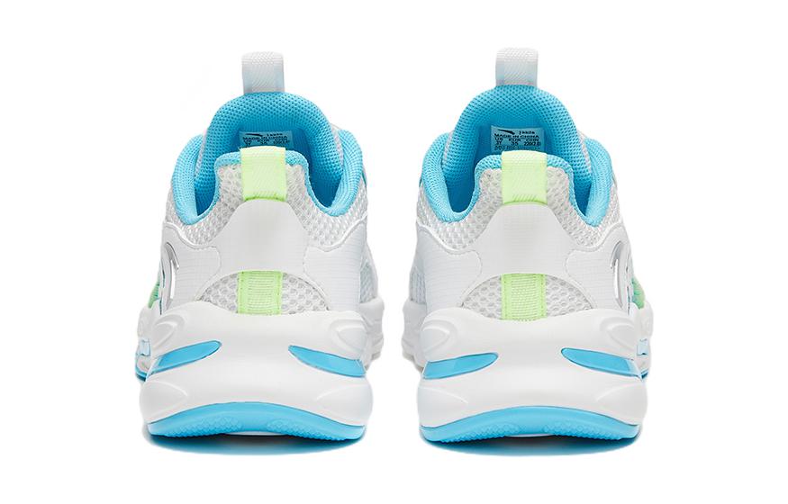Shop (Preschool) Anta Shock-Absorbing Low 'White Blue Green' A312325582-5