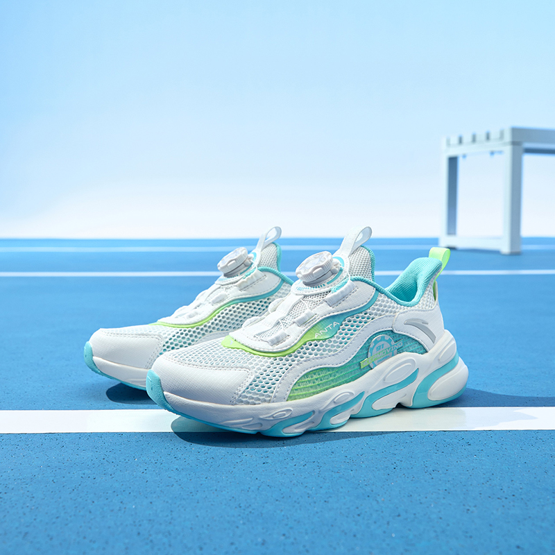 Details for (Preschool) Anta Shock-Absorbing Low 'White Blue Green' A312325582-5
