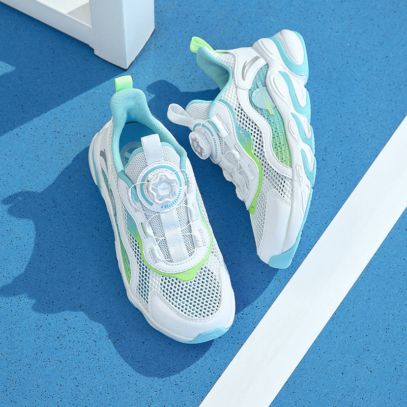 Cheap (Preschool) Anta Shock-Absorbing Low 'White Blue Green' A312325582-5
