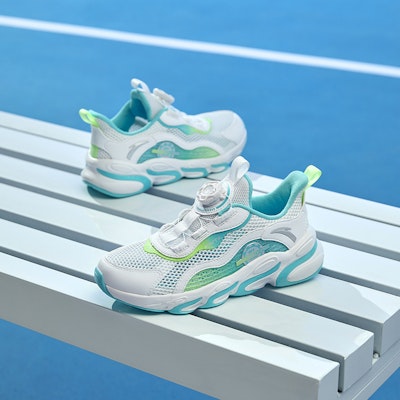 (Preschool) Anta Shock-Absorbing Low 'White Blue Green' A312325582-5 2