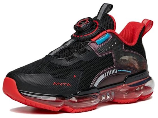 (Preschool) Anta Shock-Absorbing Sports Shoes 'Black Red' 312215501-9 Lookbook (Preschool) Anta Shock-Absorbing Sports Shoes 'Black Red' 312215501-9