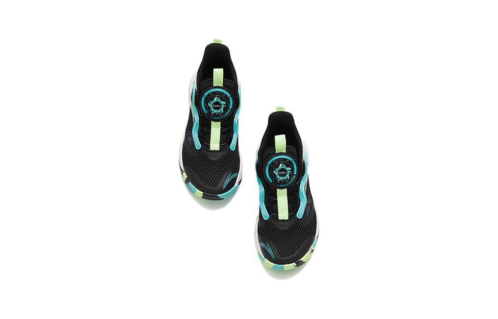 (PS) Anta Shock The Game High Top Basketball Shoes 'Black Green' 圖 3