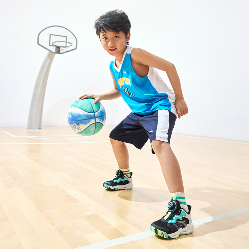 (PS) Anta Shock The Game High Top Basketball Shoes 'Black Green' 圖 10