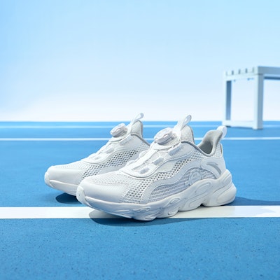 (Preschool) Anta Shock The Game Low 'White Grey' A312325582-6 Details for (Preschool) Anta Shock The Game Low 'White Grey' A312325582-6