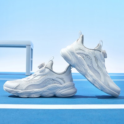(Preschool) Anta Shock The Game Low 'White Grey' A312325582-6 Sizing (Preschool) Anta Shock The Game Low 'White Grey' A312325582-6