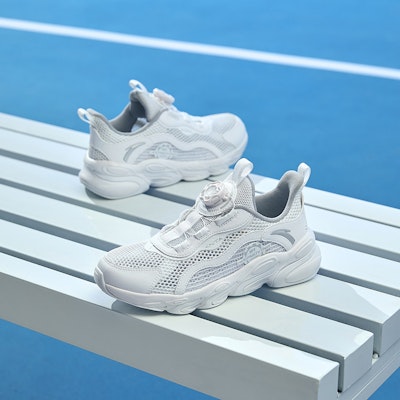 (Preschool) Anta Shock The Game Low 'White Grey' A312325582-6 2