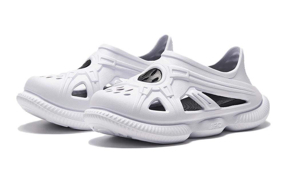 Order 大童 Anta安踏 透氣輕便 兒童拖鞋 白