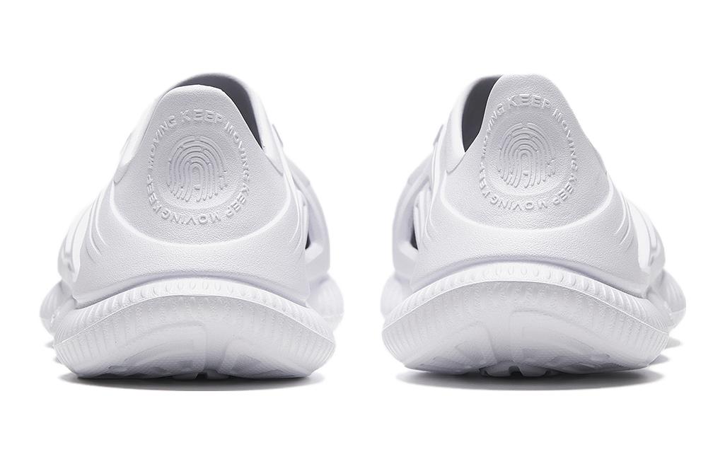 Lookbook 大童 Anta安踏 透氣輕便 兒童拖鞋 白