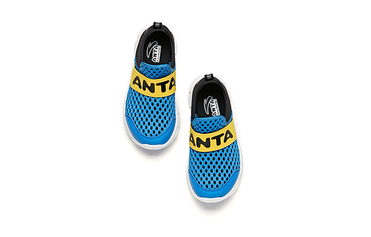 Lookbook (Preschool) Anta Slip-On 'Blue Black Yellow' A312129850A-2