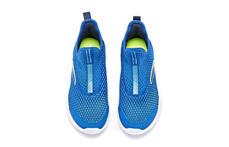 Shop (Preschool) Anta Slip-On Running Shoes 'Coastal Blue' A33025556-2