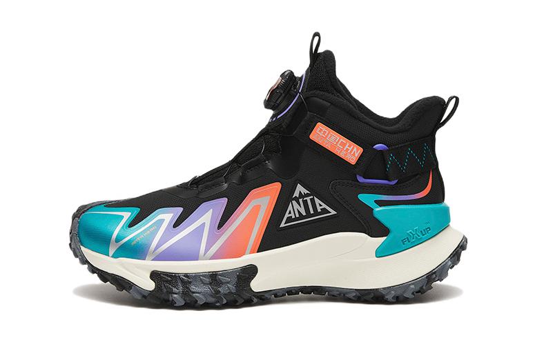 (Preschool) Anta Sneaker 'Black Blue Silver' 312246908-3