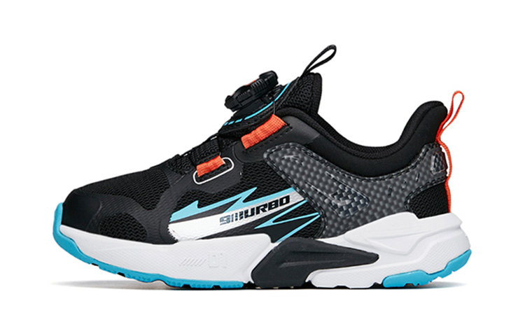 (Preschool) Anta Sneaker 'Black Orange' 312219961-1