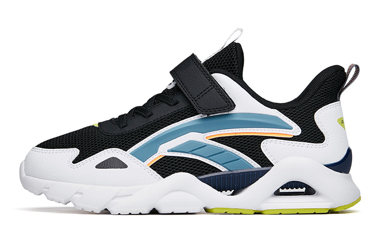 (Preschool) Anta Sneaker 'White Black Leather Panel' 312218860-2